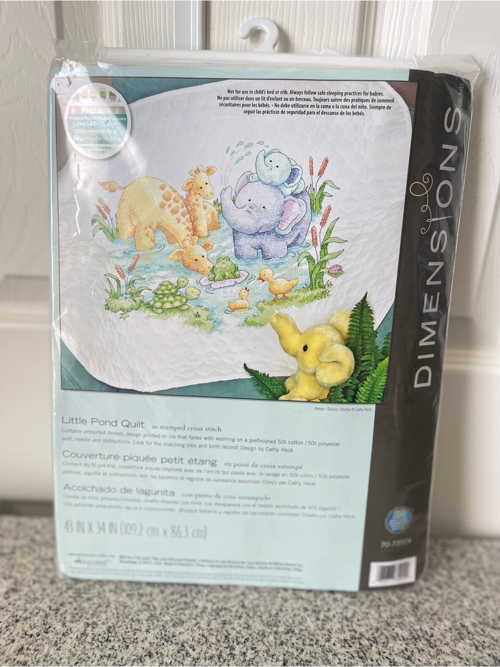 Dimensions Stamped Cross Stitch Kit - Little Pond Quilt 70-73924